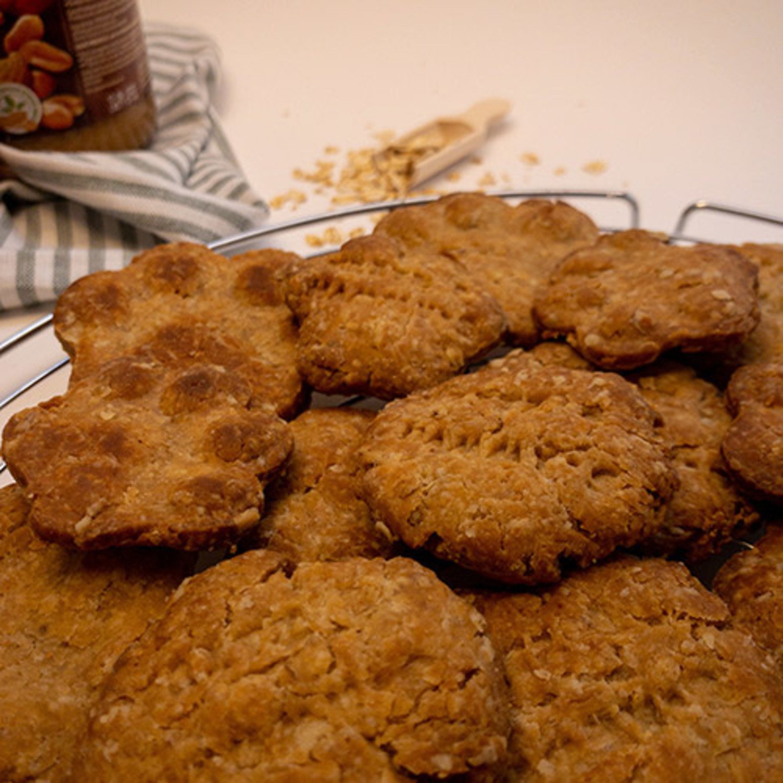 Haverkoekjes met Pindakaas & Honing | glutenvrij