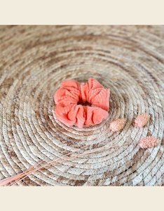 Scrunchie | Little Salmon | Bio Cord Nicky Fabric