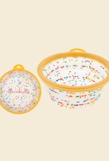 Foldable Dog Bowl | Confetti | Small