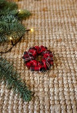 Scrunchie | Rode Schotse Ruit