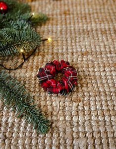 Scrunchie | Red Tartan