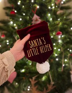 Santa's Little Helper | Christmas Bandana