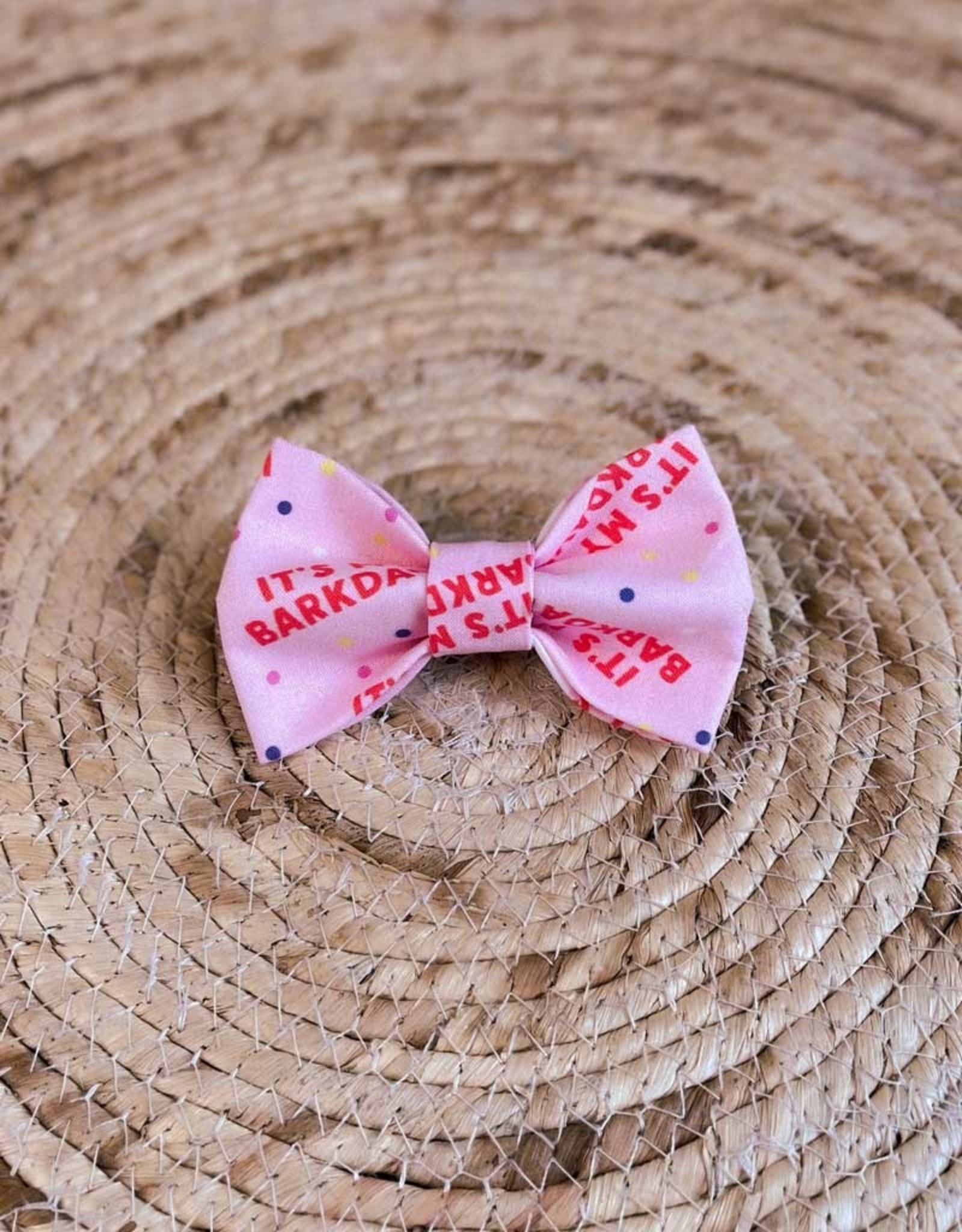 Barkday Pink | Bow Tie