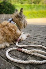 Handmade Dog Leash Cotton Rope | Pastel Blue