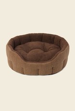 Brown Tweed Dog Bed