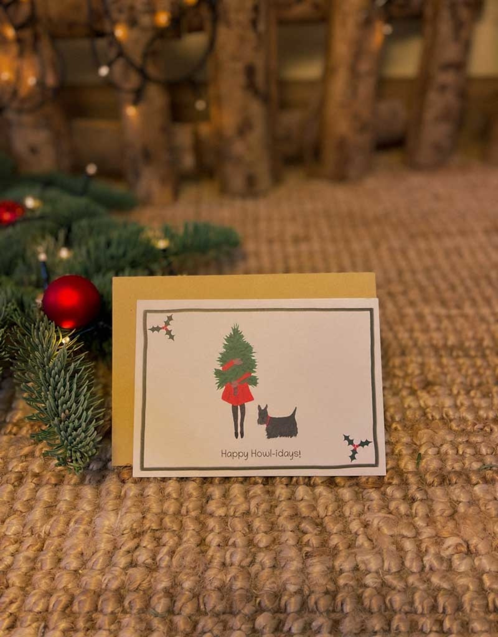 Kerstkaartje | Happy Howl-idays!