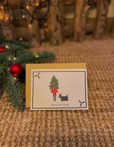 Kerstkaartje | Happy Howl-idays!