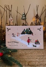 Advent Calendar for Dogs | Christmas Cookies & Bow Tie