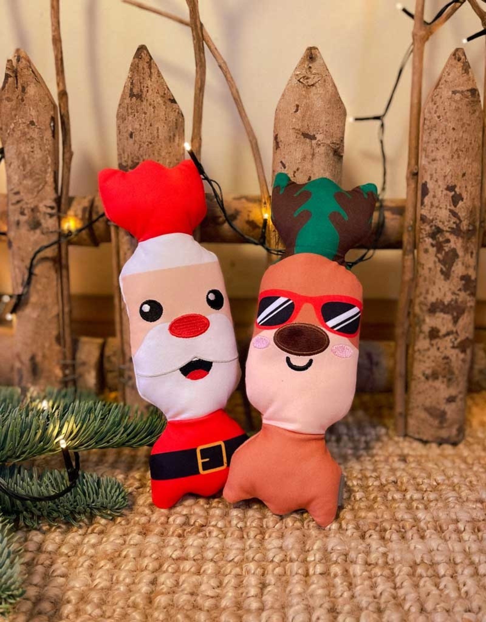 Santa Paws & Reindeer | 2 pack Christmas Crackers