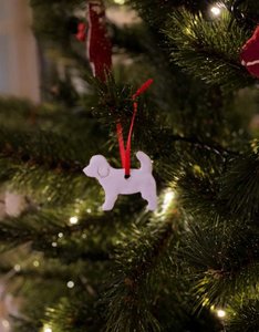 Handgemaakt Keramiek Kerstornament  | Puppy