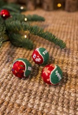 Christmas Tennisballs with squeeker | Small  Ø 5cm  - 3 pack