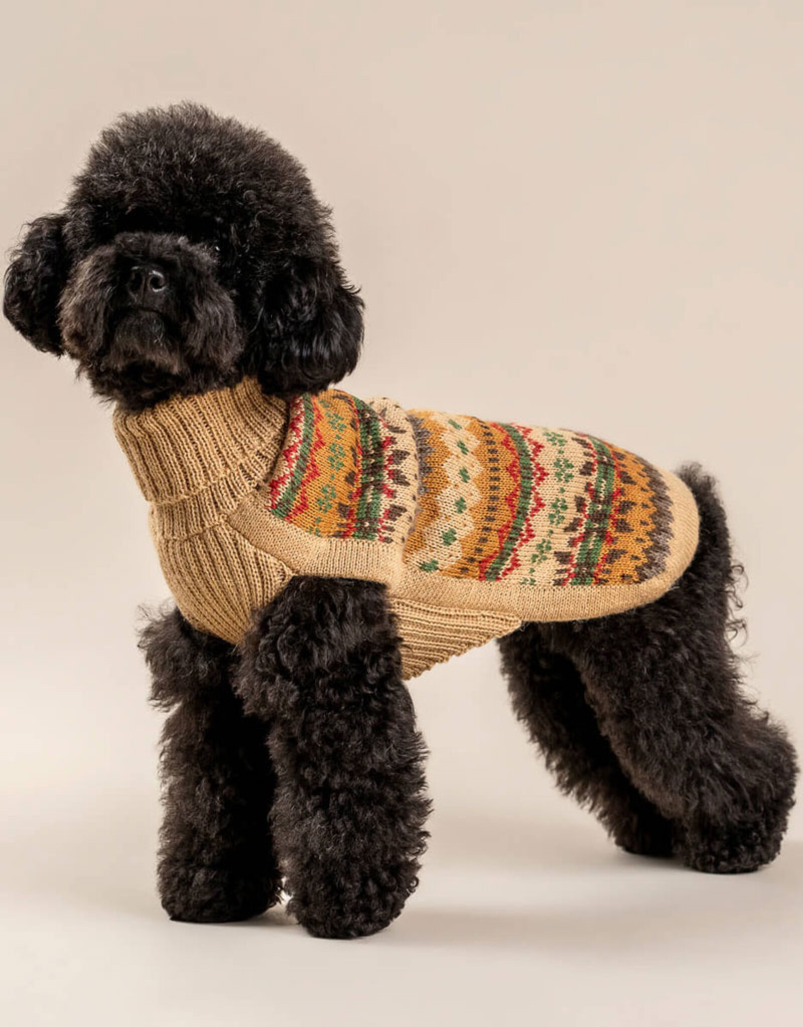 Fair Isle Finn Alpaca trui voor honden | Alqo Wasi