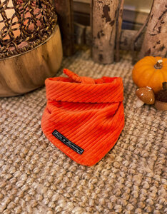 Bandana | orange nicky cord fabric