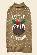 Little Christmas Pudding | dog knit jumper