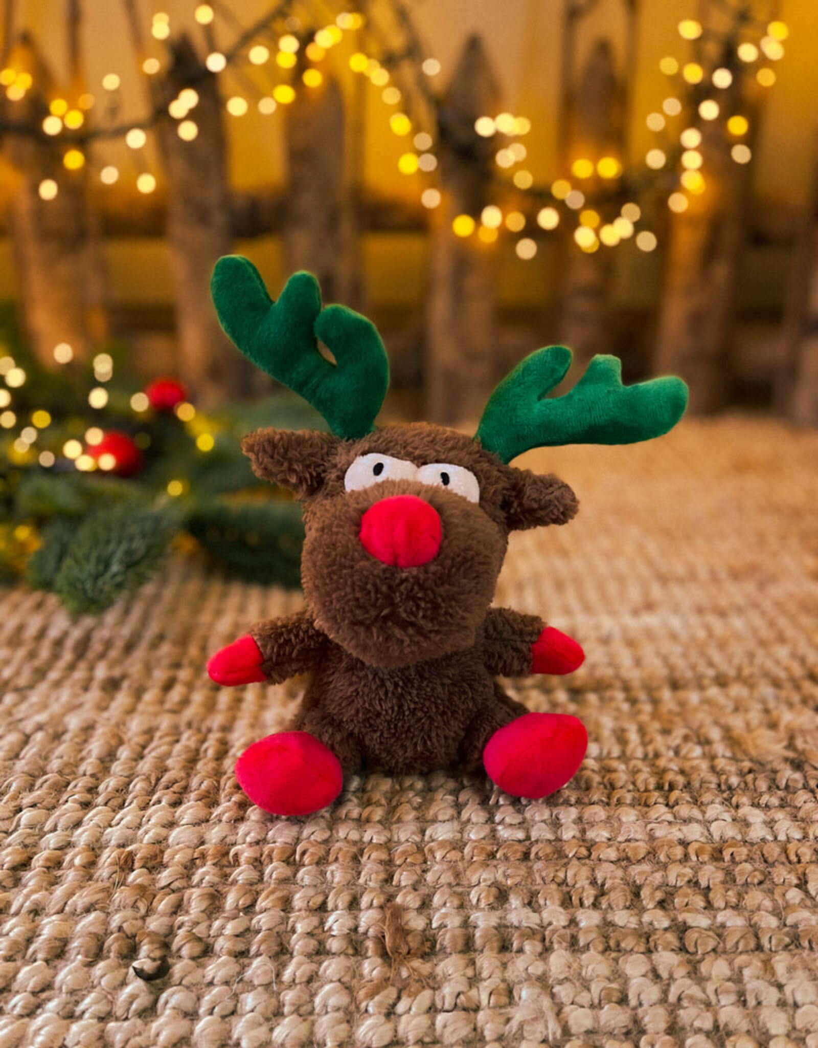 Rocky the Christmas Reindeer | Dog Toy