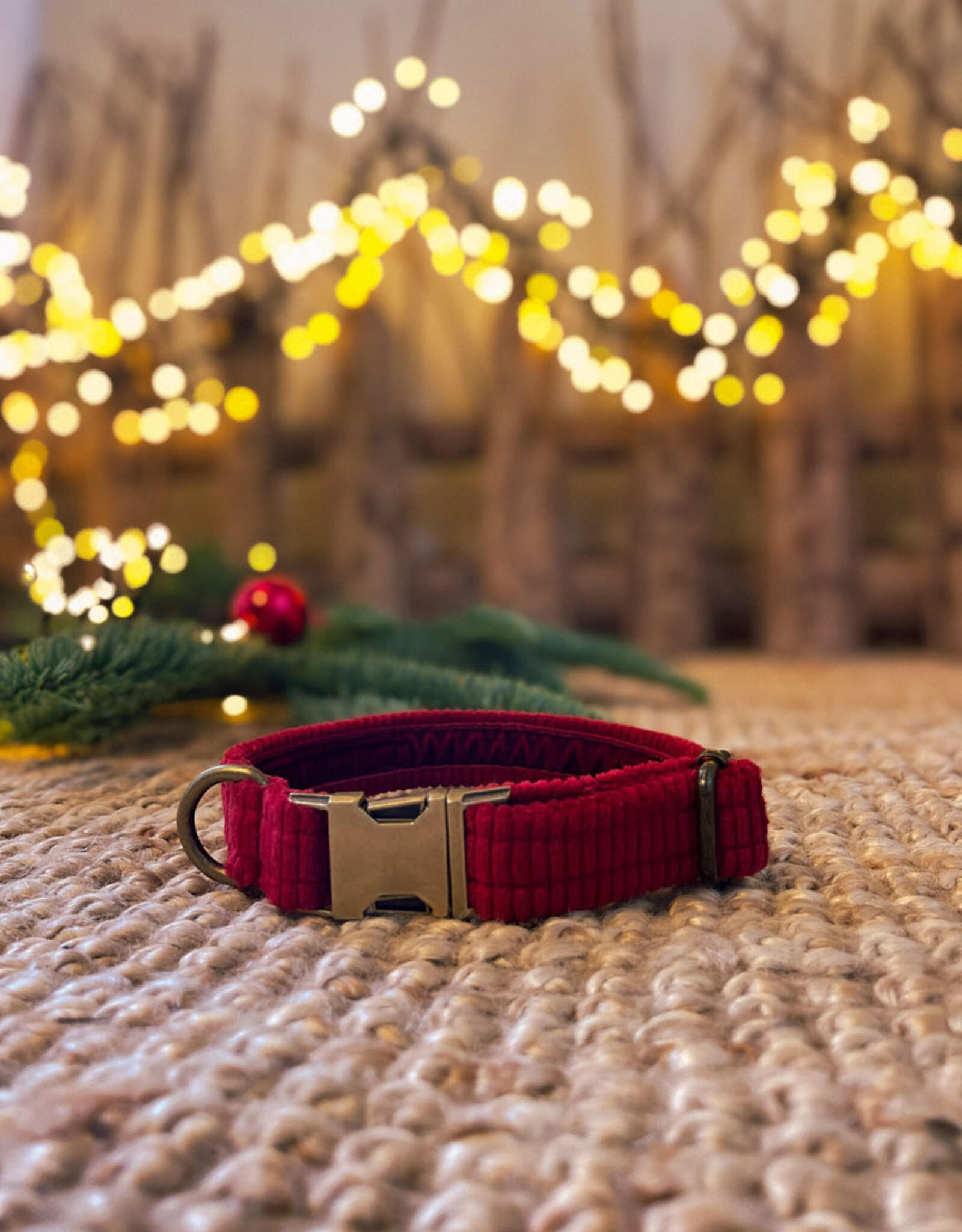 Dog Collar | Cranberry Red (last M)