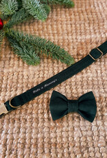 Halsband in ribstof | Pine Green