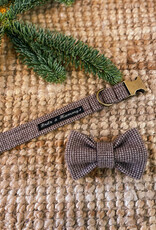 Bow Tie | Brown Wool Check