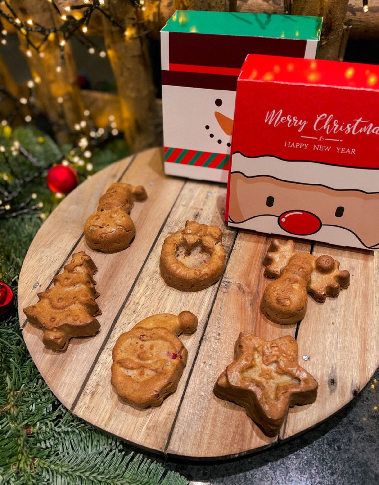 Kerstcakejes met Veenbessen & Kaneel