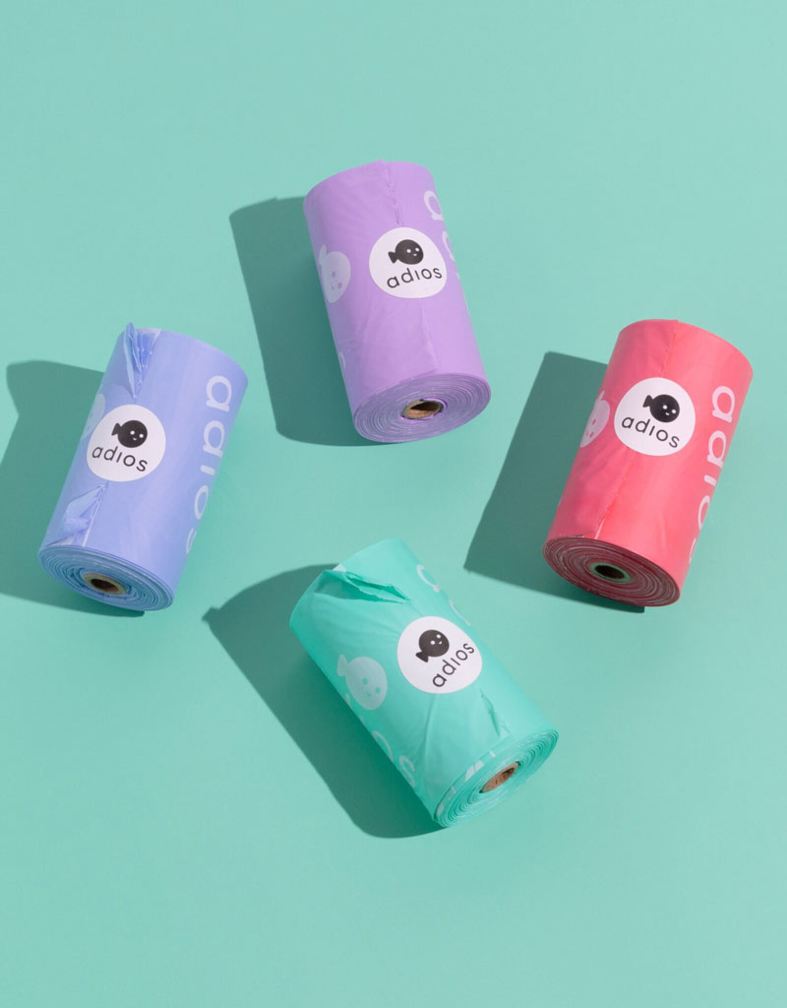 Adios Plastic | Composteerbare Poepzakjes (60) | Rainbow