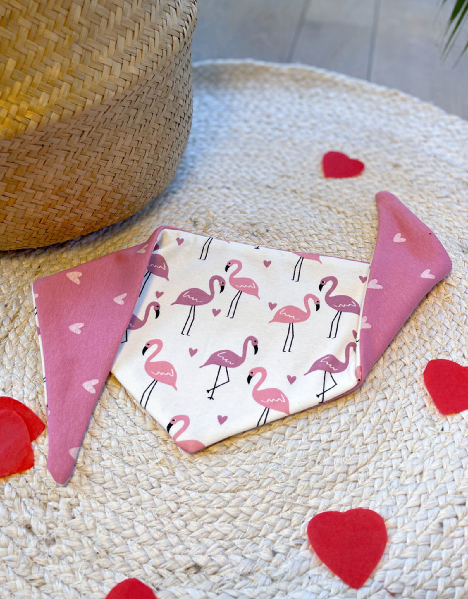 Double Bandana | Flamingo x Pink Love