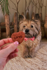 Gluten free Valentine Dog Biscuits  | Beets & Honey