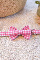 Bow Tie | Rose Pink Vichy Check