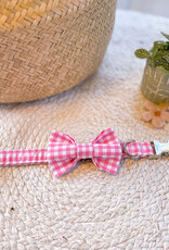 Bow Tie | Rose Pink Vichy Check