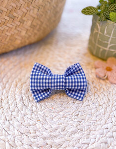 Bow Tie | Midnight Blue Vichy Check