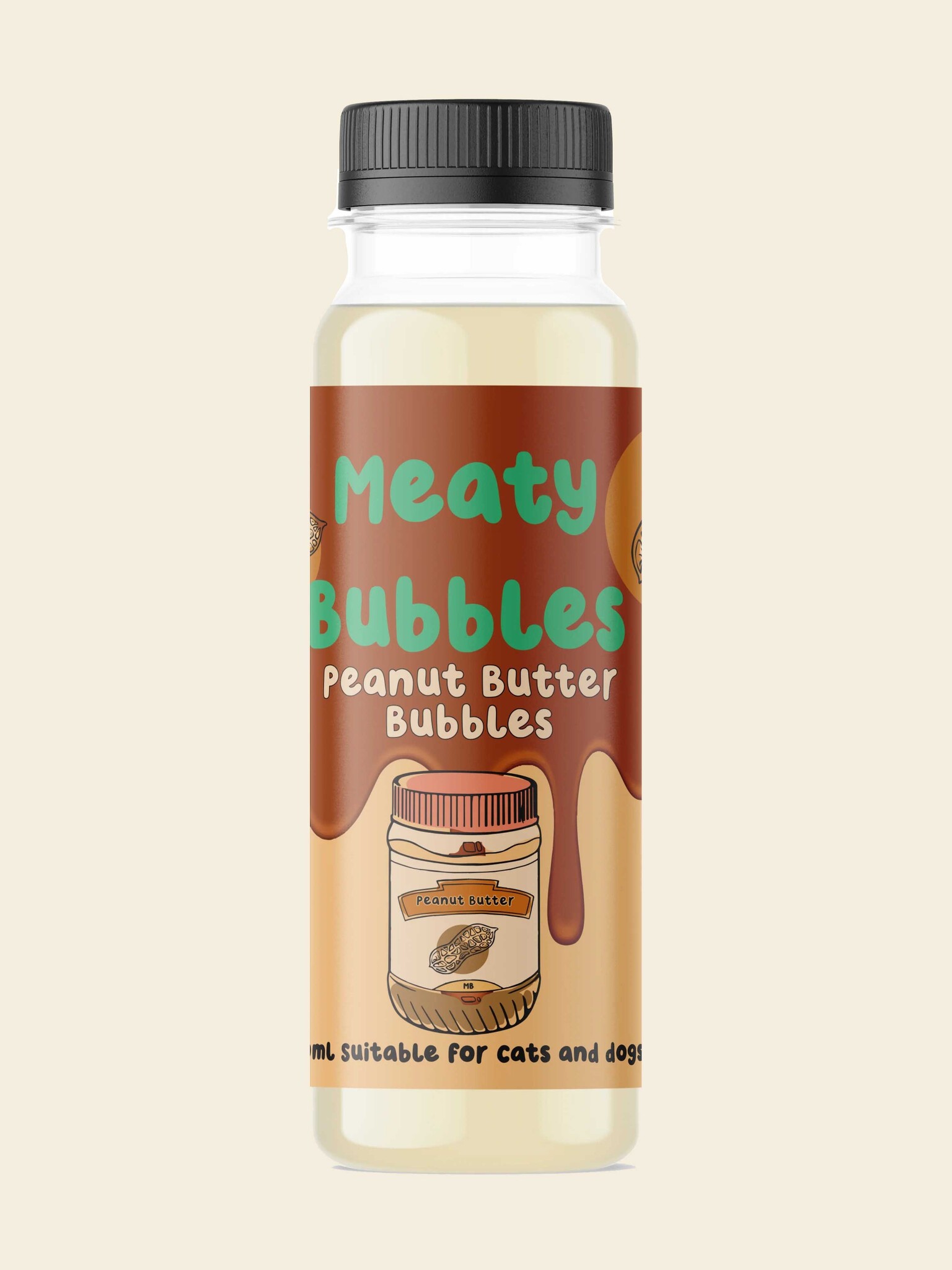 Meaty Bubbles | Belleblaas voor Honden | PINDAKAAS
