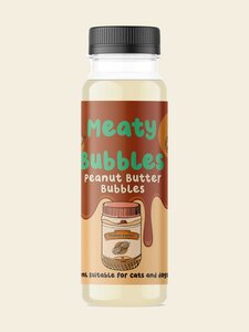 Meaty Bubbles | Bubble Blower for Dogs | PEANUT BUTTER