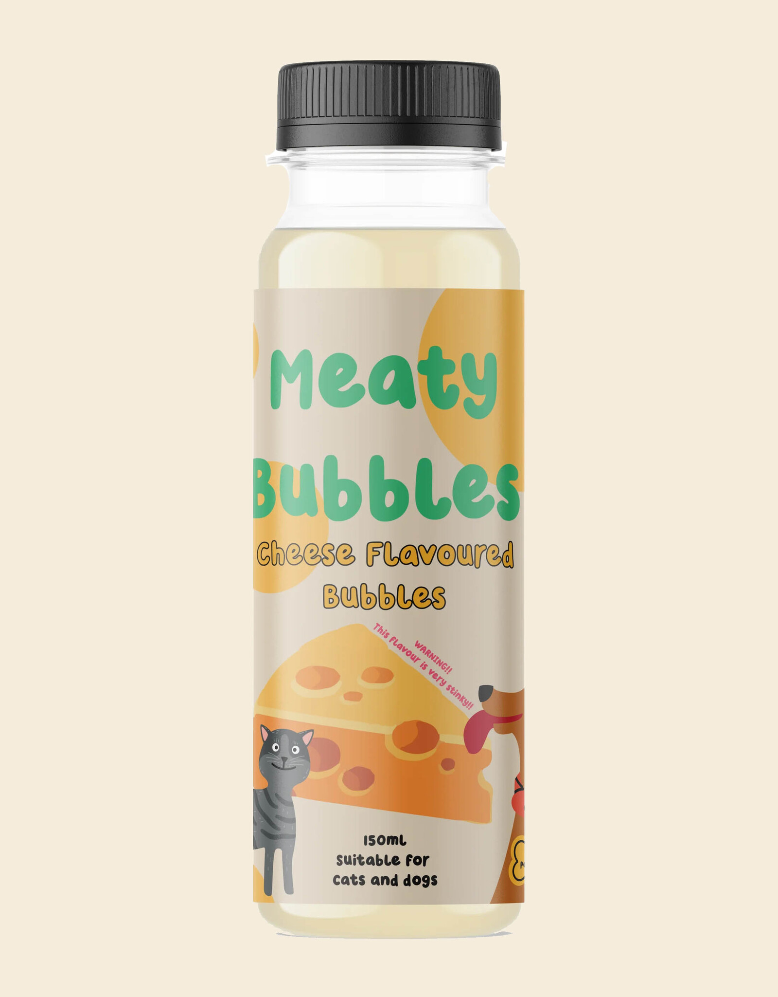 Meaty Bubbles | Bubble Blower for Dogs | SMELLY CHEESE