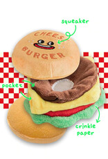 Bite Me Snuffel speeltje | Mini Cheeseburger