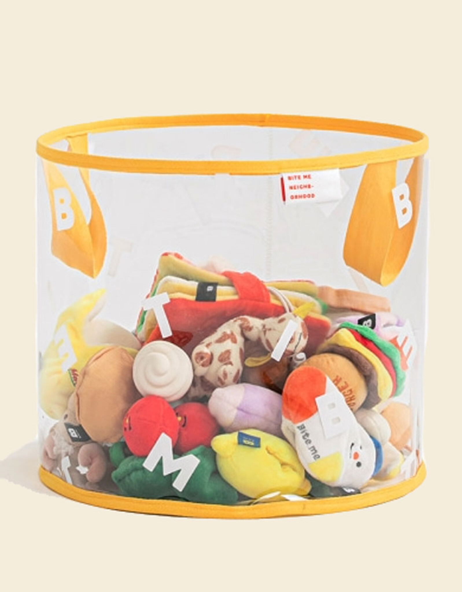 Toy Basket | Yellow clear