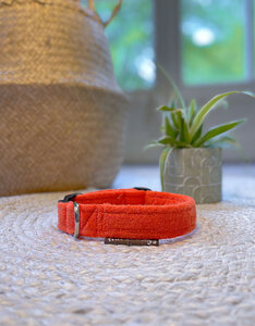 Halsband in badstof | Tangy Tangerine