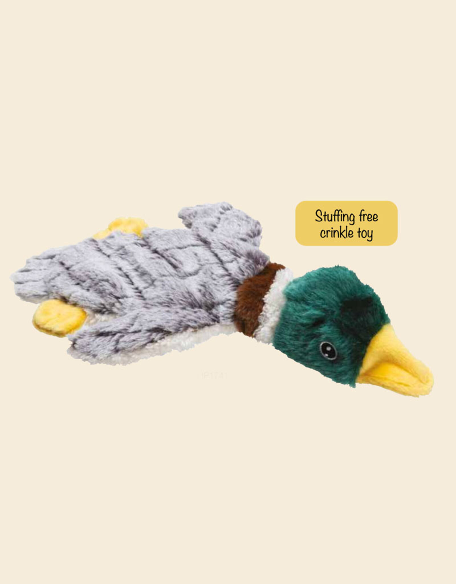 Ducky Duck | stuffing free with crinkle