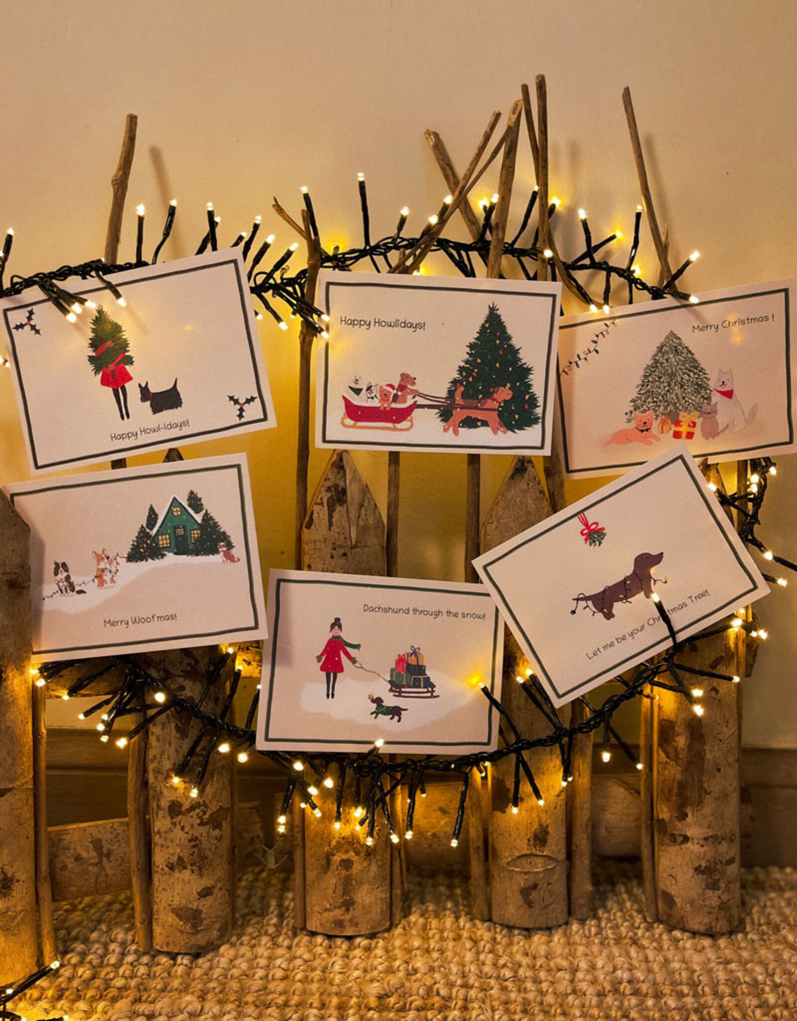 Kerstkaartjes | Set van 7