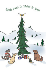 Best Friends Post Edible Christmas card for dogs | Best Friends Post