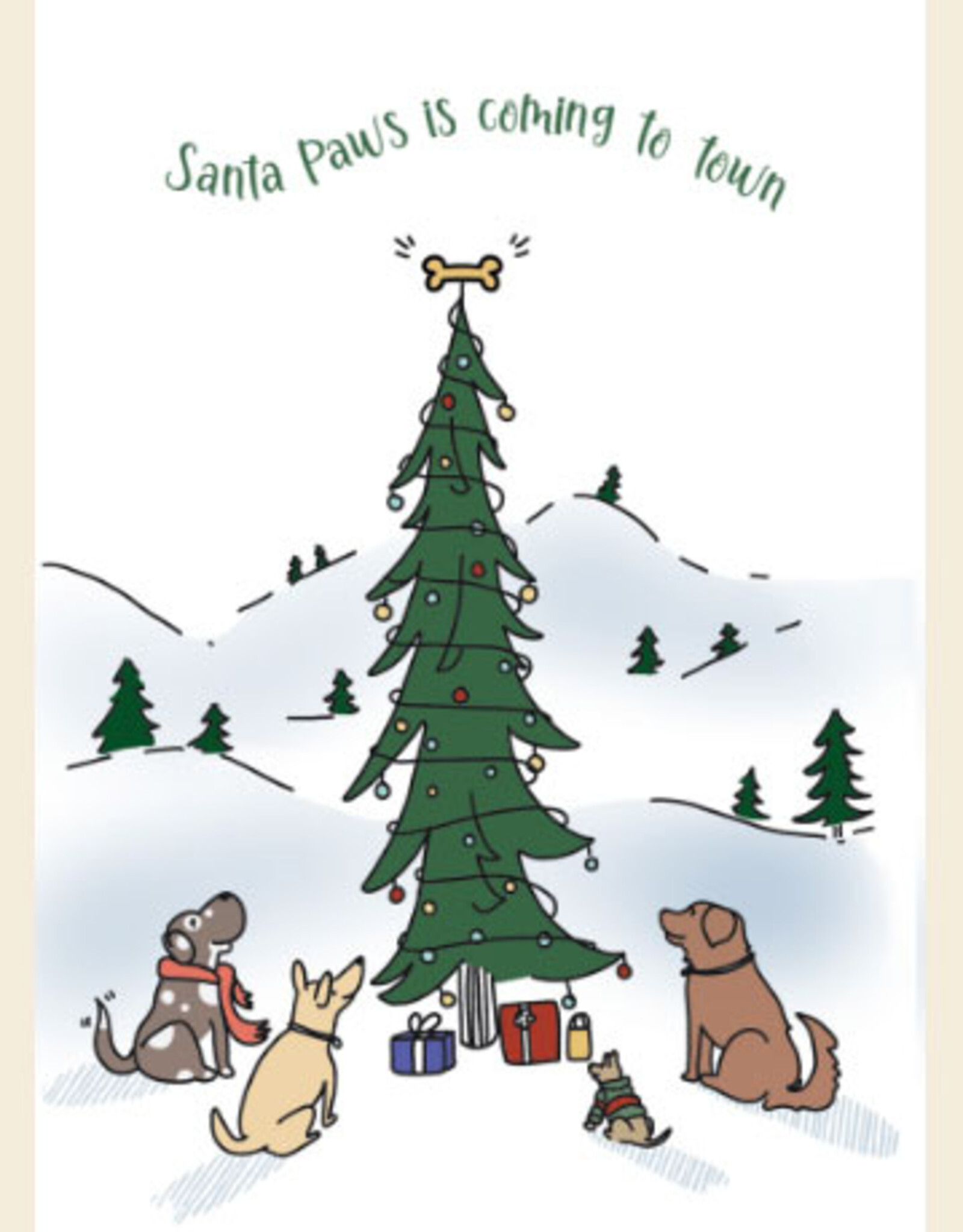 Best Friends Post Eetbare Kerstkaart voor honden | Best Friends Post