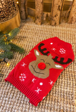 Rudolph | dog knit sweater