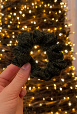Scrunchie | Black Gold Sparkle