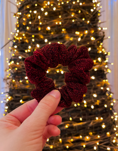 Scrunchie | Cranberry Sparkle
