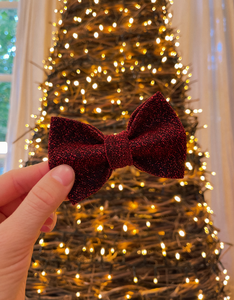 Bow Tie | Cranberry Sparkle