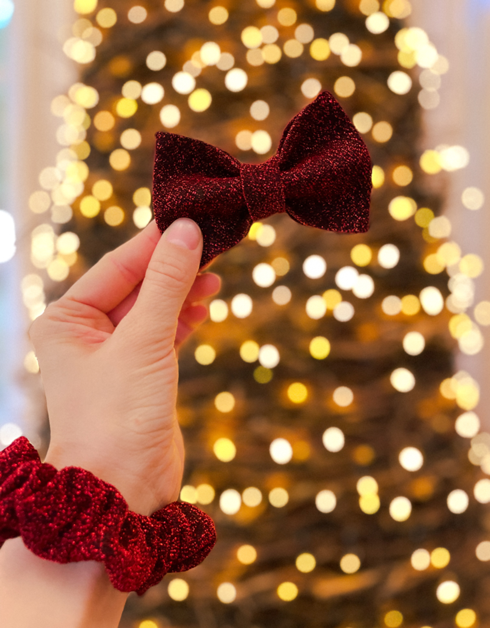 Bow Tie | Cranberry Sparkle