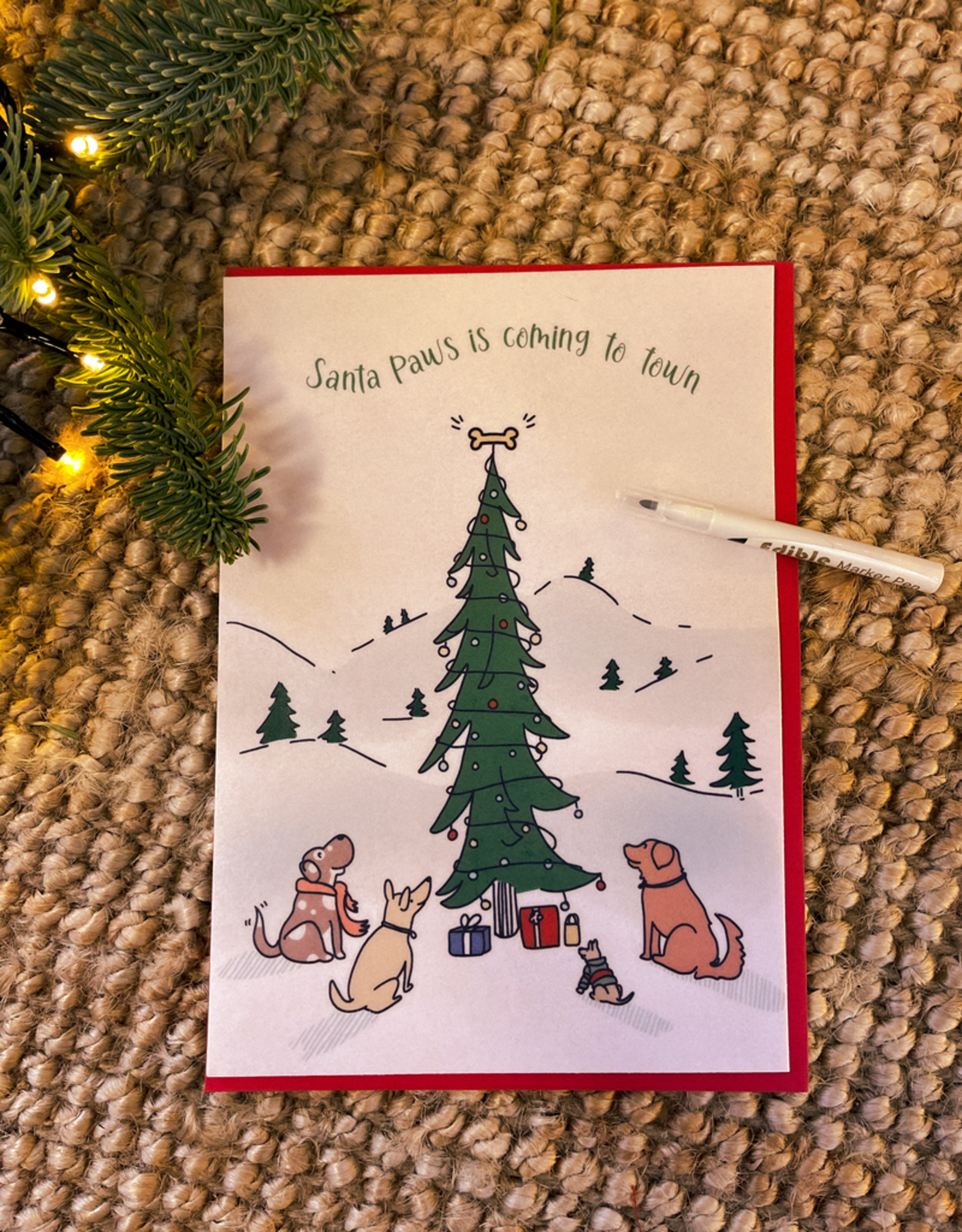 Best Friends Post Edible Christmas card for dogs | Best Friends Post