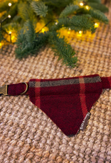 Slip-On Bandana | Crimson Tartan (last small)