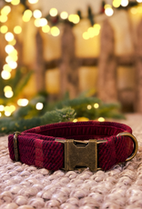 Dog Collar | Crimson Tartan (last small)