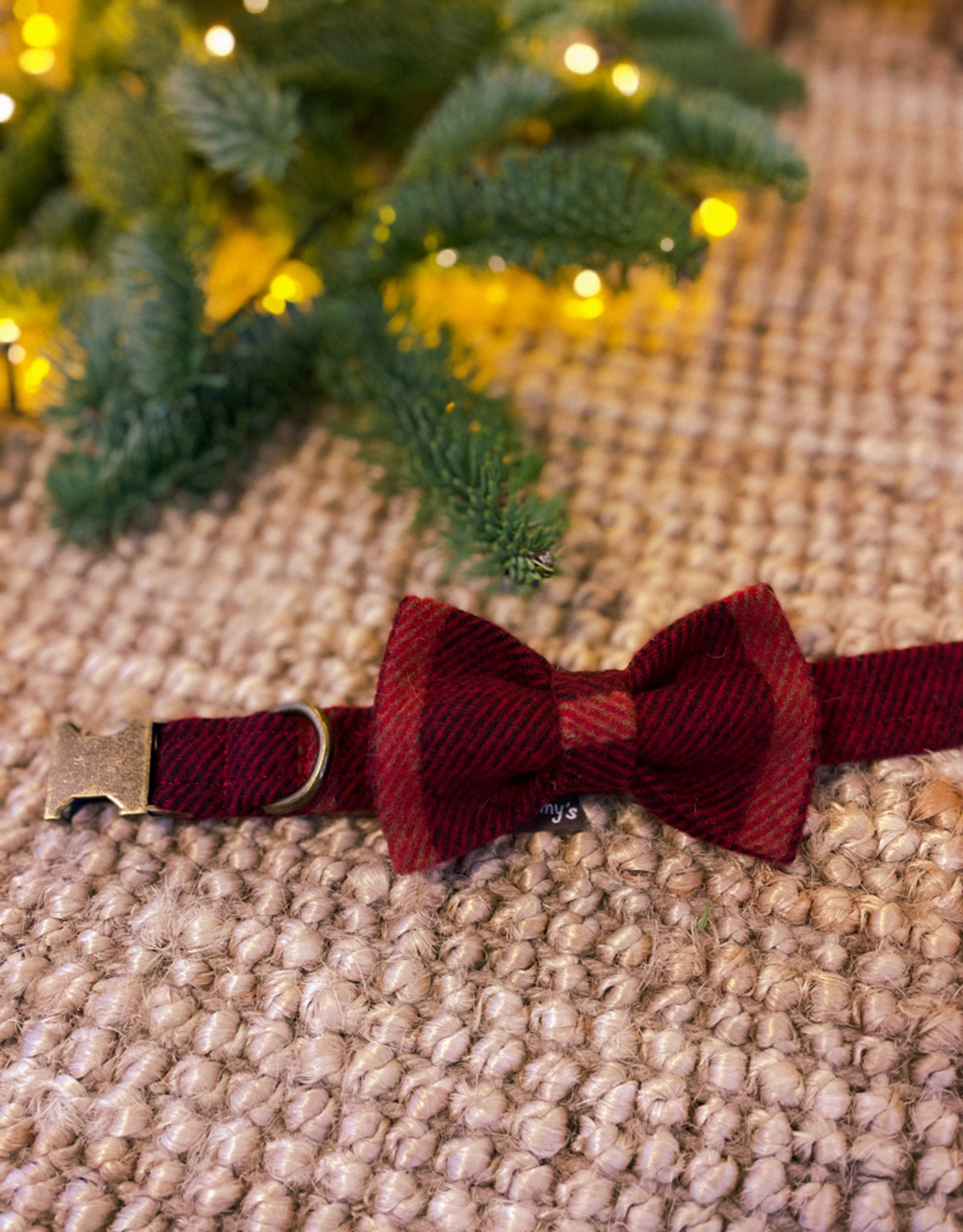 Dog Collar | Crimson Tartan (last small)