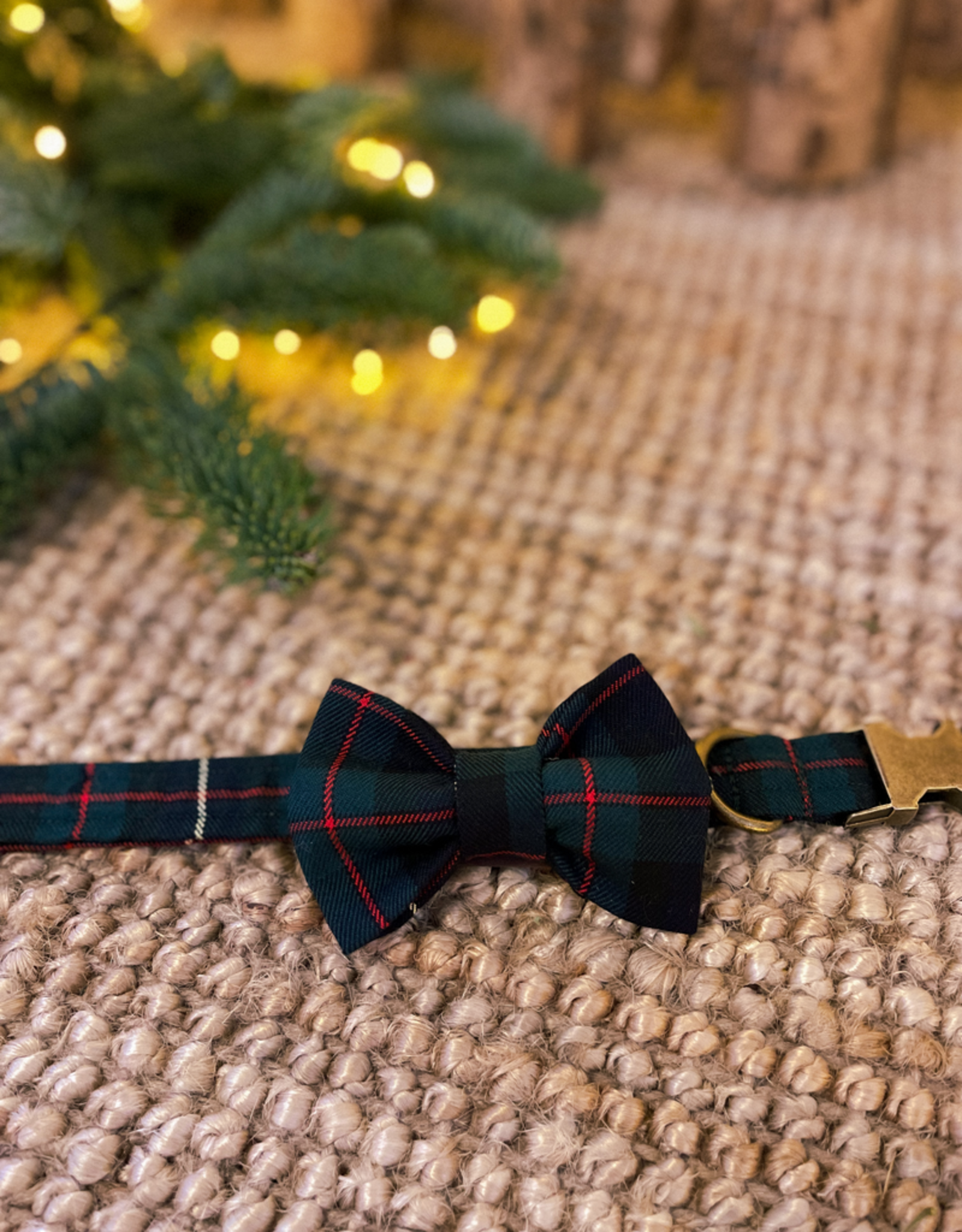 Strikje | Pinewood Plaid | Groen ruitje (laatste M, S of mini)