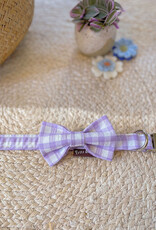Strikje Lavender Breeze | Lila Vichy Ruitje (laatste mini/S)